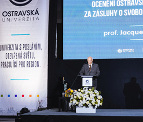 Akademický den Ostravské univerzity v City Campusu 14. listopadu 2023Autor: Václav Čajka