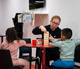 Evakuační centrum v City Campusu OU